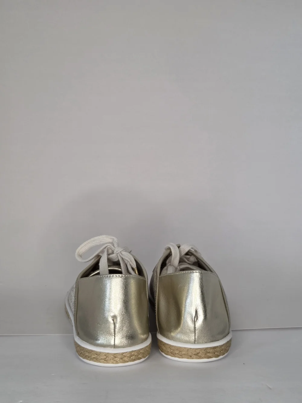 Michael Kors Women's Casual Lace-Up Sneakers in Gold Beige